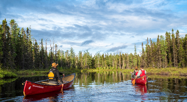 Enjoy exploring the area by boat or canoe.